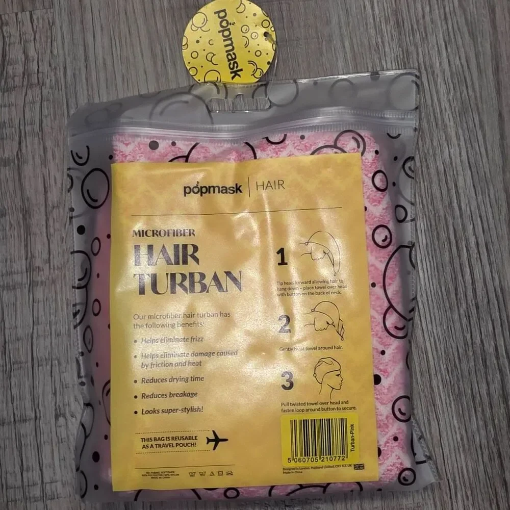 Popmask Microfiber Hair Wrap